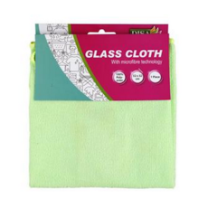 Microfibre Glass Cleaning Cloth 32 x 32cm Assorted